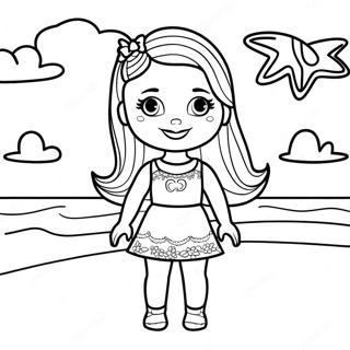 باربي تشيلسي صفحات التلوين