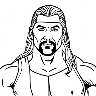 صفحة تلوين نجوم Wwe صور تلوين