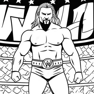 صفحة تلوين نجوم Wwe صور تلوين