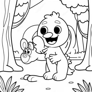 إلمو وآبي صفحات التلوين