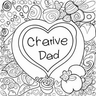 عيد حب سعيد يا أبي صفحات التلوين