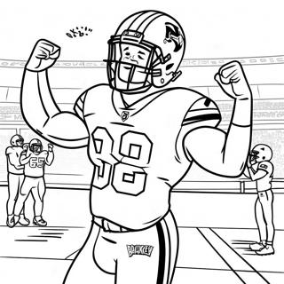 صفحة تلوين ساكوين باركلي يحتفل بهدف صور تلوين