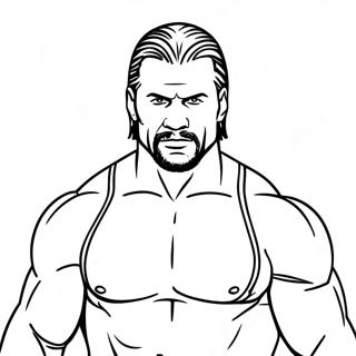 صفحة تلوين غلاف مجلد Wwe صور تلوين
