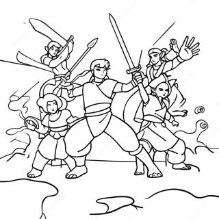 أفاتار: طريق الماء صفحات التلوين