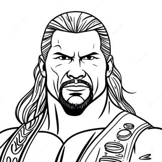 صفحة تلوين شخصيات رائعة من Wwe صور تلوين