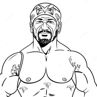 صفحة تلوين شخصيات رائعة من Wwe صور تلوين