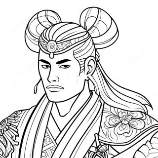 تينجن أوزوي صفحات التلوين