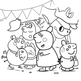 بيبا بيج هالوين صفحات التلوين