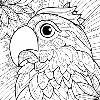 ببغاء صفحات التلوين