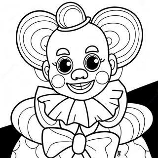 دمية مخيفة صفحات التلوين