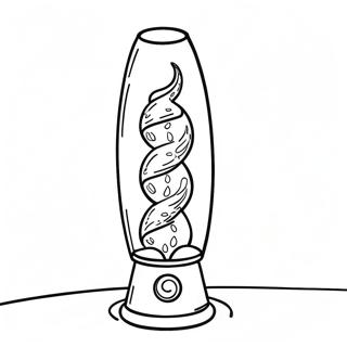 مصباح لافا صفحات التلوين