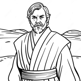 أوبي وان كينوبي صفحات التلوين