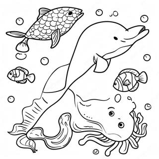 سلسلة الغذاء صفحات التلوين