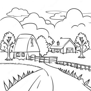 مزرعة واقعية للبالغين صفحات التلوين