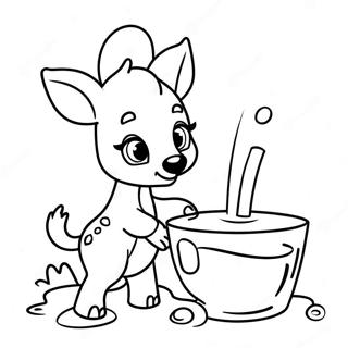 غزال صغير Coloring Pages