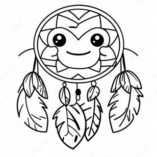 صائد الأحلام صفحات التلوين