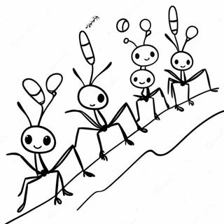 نملة صفحات التلوين