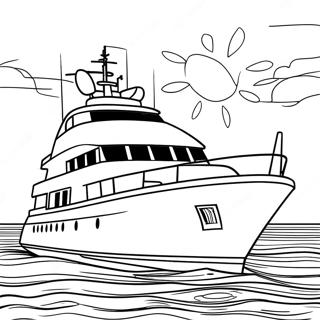 قارب صفحات التلوين