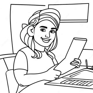 تيك توك صفحات التلوين