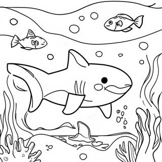 ميغالودون صفحات التلوين