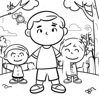 مذكرات طفل جبان صفحات التلوين