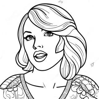 سمعة تايلور سويفت صفحات التلوين