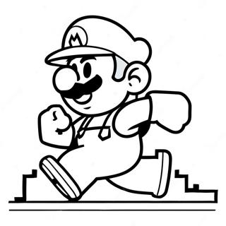 ماريو 8 بت صفحات التلوين