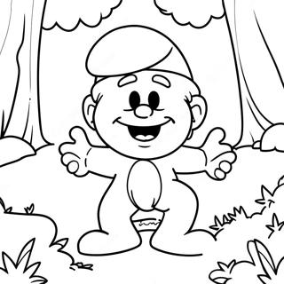 سمورف صفحات التلوين