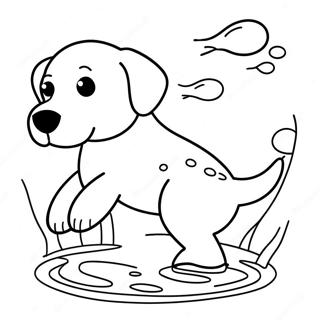 لابرادور صفحات التلوين