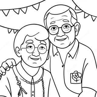 يوم الأجداد صفحات التلوين