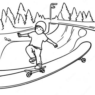 لوح التزلج صفحات التلوين