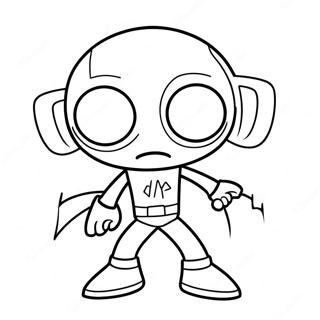 المهاجم زيم صفحات التلوين