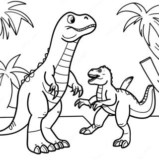 إندومينوس ريكس صفحات التلوين