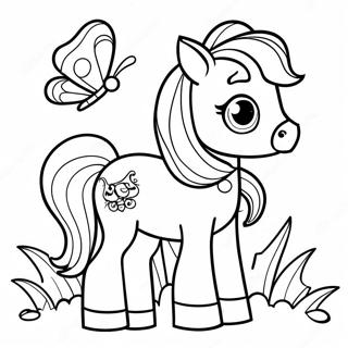 حصان صغير صفحات التلوين