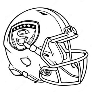 خوذة Nfl صفحات التلوين