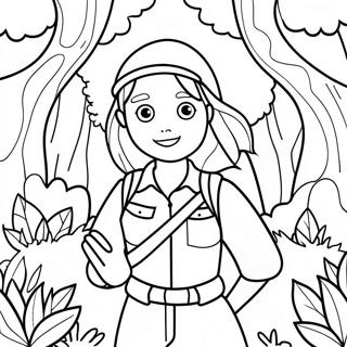 أماندا المغامرة صفحات التلوين