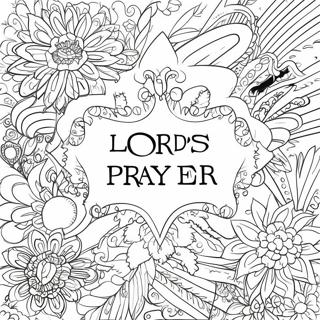 صلاة الرب صفحات التلوين