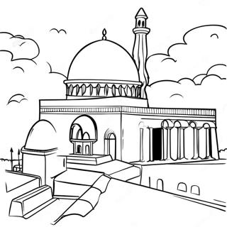 صفحة تلوين مواقع تاريخية في إسرائيل صور تلوين
