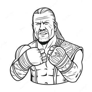 صفحة تلوين علامة النقاط Wwe صور تلوين