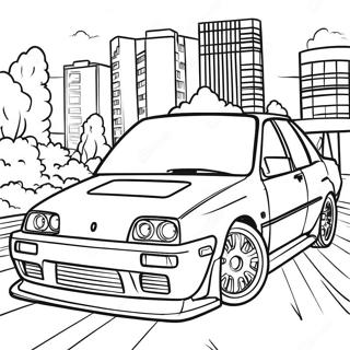 صفحة تلوين سيارة Jdm صور تلوين