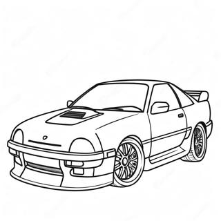 صفحة تلوين سيارة Jdm صور تلوين