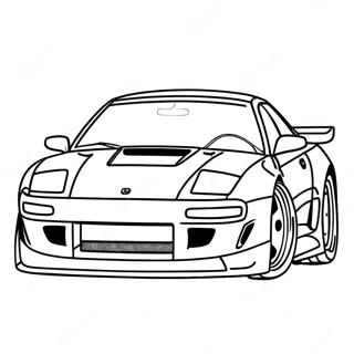 صفحة تلوين سيارة Jdm صور تلوين
